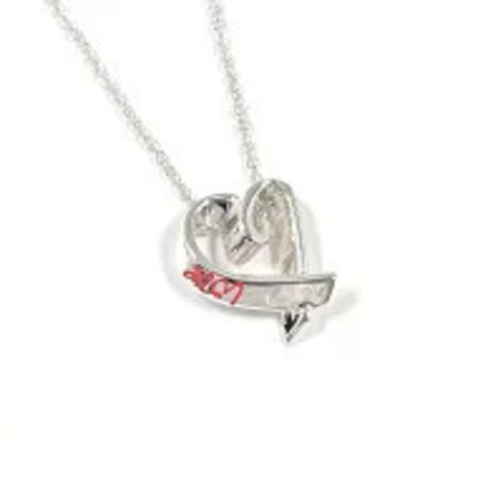 Tiffany Co Paloma Picasso Loving Heart Necklace Sterling Silver